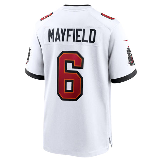 TB.Buccaneers #6 Baker Mayfield White Game Jersey Stitched American Football Jerseys