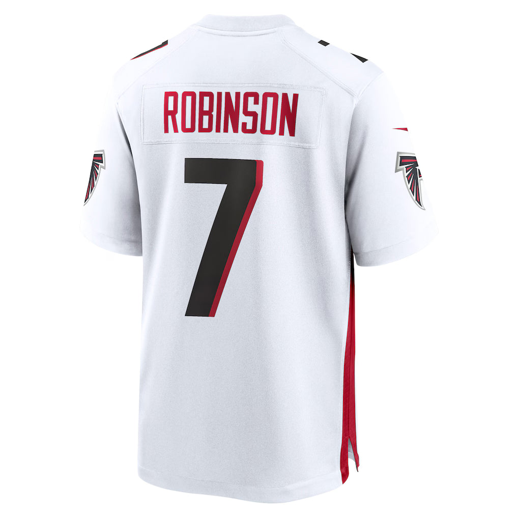 A.Falcons #7 Bijan Robinson White Game Jersey Stitched American Football Jerseys