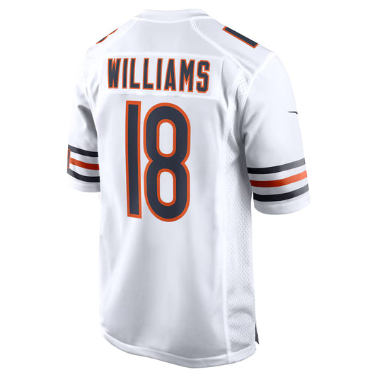 C.Bears #18 Caleb Williams White Player Game Jersey Stitched American Football Jerseys