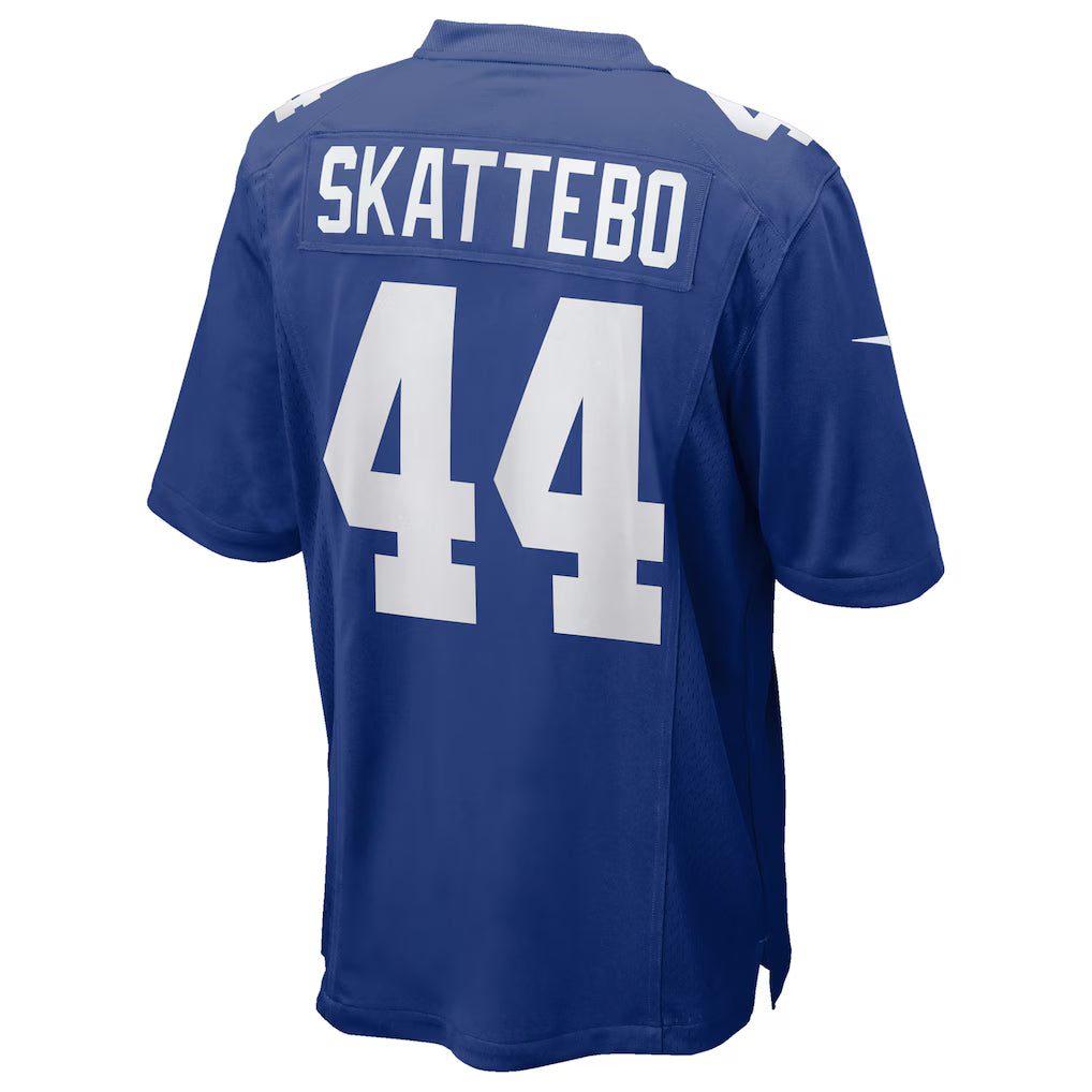 NY.Giants #44 Cam Skattebo Royal Team Game Player Stitched American Football Jerseys