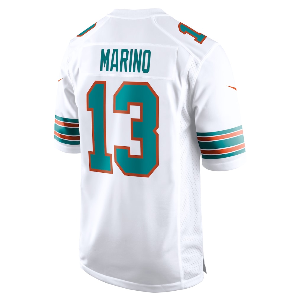 MN.Dolphins #13 Dan Marino White Retired Player Jersey Game Jersey Stitched American Football Jerseys