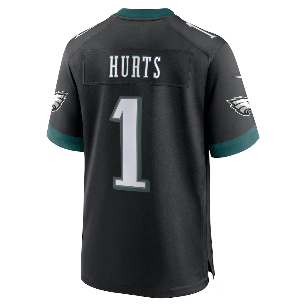 P.Eagles #1 Jalen Hurts Black Legend Jersey Stitched American Football Jerseys