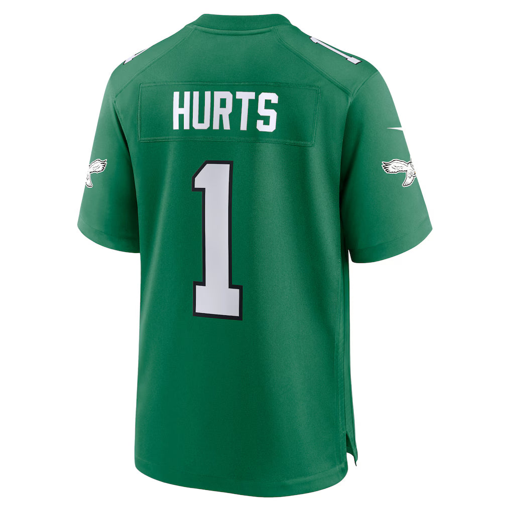 P.Eagles #1 Jalen Hurts Kelly Green Legend Jersey Stitched American Football Jerseys