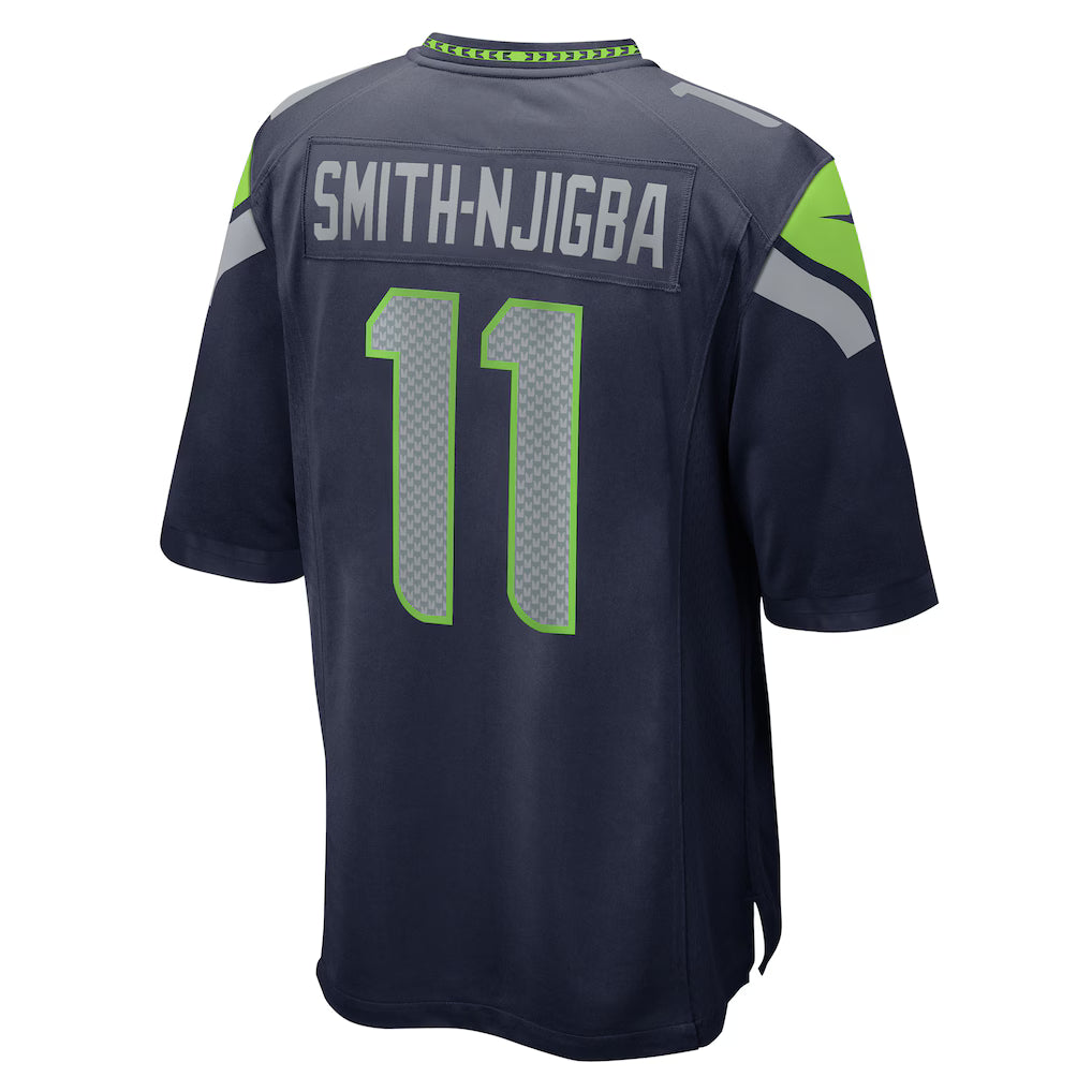 S.Seahawks #11 Jaxon Smith-Njigba College Navy Throwback Player Game Jersey Stitched American Football Jerseys
