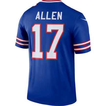 B.Bills #17 Josh Allen Royal Legend Player Performance Top Jersey Football Stitched American Jerseys