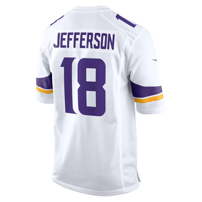 MN.Vikings #18 Justin Jefferson White Alternate Legend Jersey Stitched American Football Jerseys