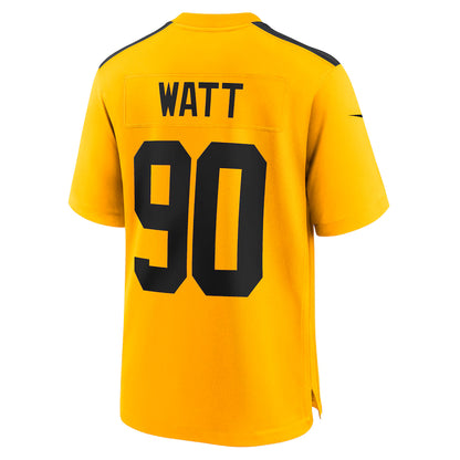 P.Steelers #90 T.J. Watt White Game Player Jersey Stitched American Football Jerseys