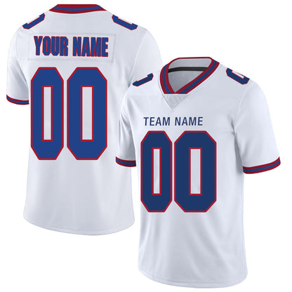 Custom NY.Giants  Stitched American Football Jerseys Personalize Birthday Gifts White Jersey